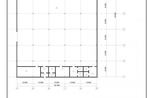 Проект склада раздел АР