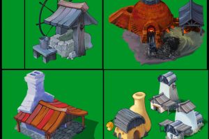 Дома в деревне