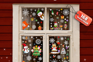 Карточка товара Ozon новогодние наклейки