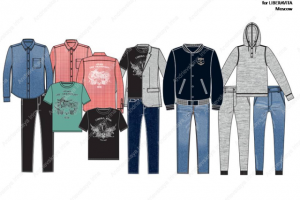 Разработка одежды / принты / упаковка / фурнитура / навеска