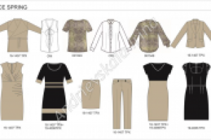 Разработка капсул женской одежды.