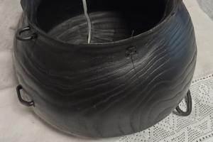 Ваза деревянная, интерьерная,