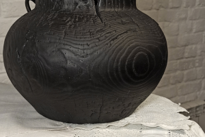 Ваза деревянная , интерьерная