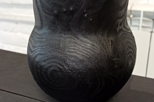 Ваза деревянная, интерьерная.