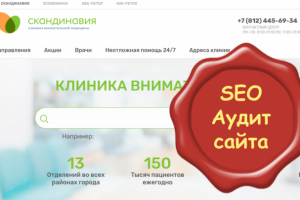 Аудит главного сайта сети клиник Скандинавия