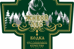 векторный макет этикетки