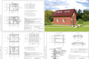 Загородный летний дом (АР+КР)