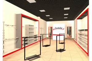 Отдел в ТЦ - магазин одежды (комплект чертежей)