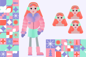 Иллюстрация персонажа к кондитерской