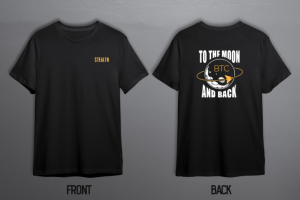 Футболка "SA To the moon and back yellow"