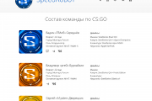 Сайт для киберспортивной команды «SpeedRoBoT»