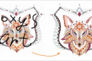 отрисовка рисунка в вектор