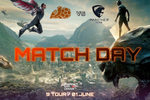 Анонс матча в виде концепт-арта