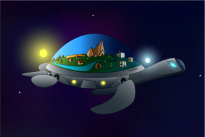 Черепаха в космосе