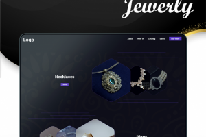 UI/UX Design | Jewerly Shop | Main page