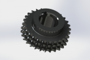 Шестерня трехрядная