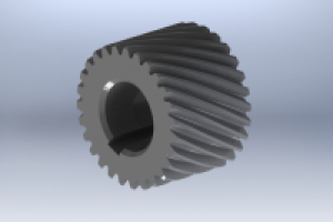 Шестерня косозубая