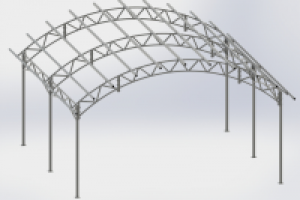 Каркас навеса (под поликарбонат)