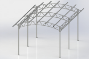 Каркас навеса (под поликарбонат)