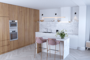 Визуализация кухни-столовой