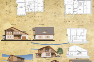 Эскизный проект коттеджа