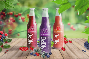 дизайн этикеток морса в фирменном стиле