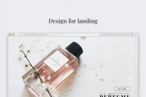 Концепт сайта-презентации духов Dolce&Gabbana L'Imperatrice