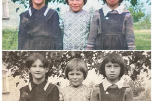 ЧБ фото в цветное