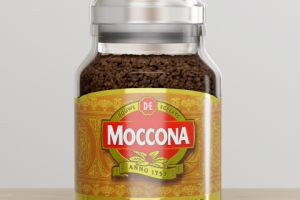 Модель и рендер банки кофе