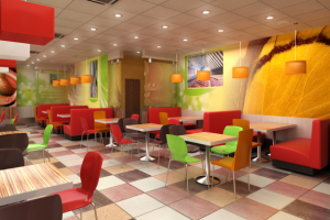 Интреьер кафе "Жар-Пицца"