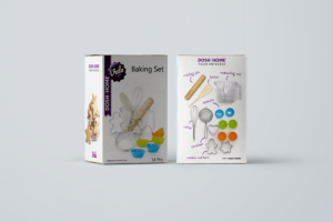 Упаковка детского набора для выпечки