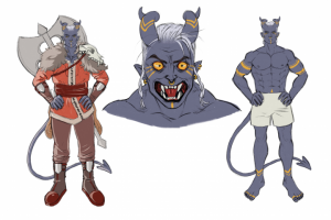 Концепт персонажа для настольно-ролевой игры