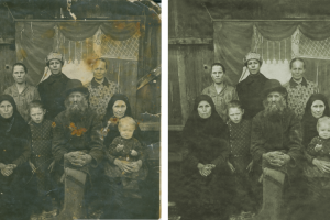 Реставрация старой фотографии