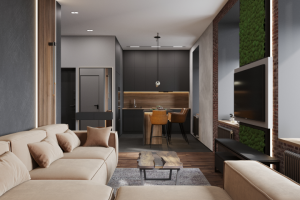 Квартира в стиле лофт