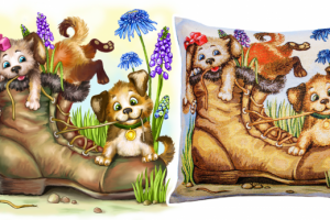 Подушка по моему дизайну