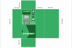 Развертка макета банкомата для детского сада