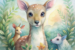 Иллюстрации к детской книге.