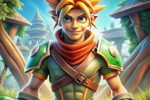 Персонаж к компьютерной игре.