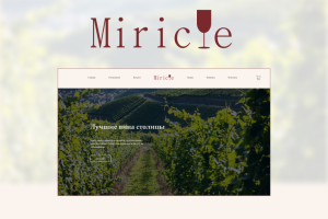 Интернет магазин для винодельни