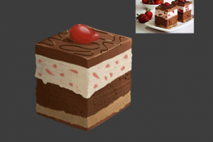 Иллюстрация "Пирожное"