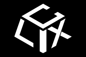 Логотип и печатные изделия компании Custom Clix