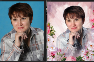 замена фона