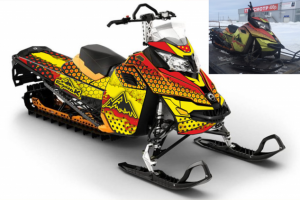 Дизайн оклейки снегохода