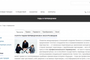 Гиды и переводчики