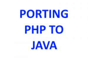 027 - Porting PHP to Java / Портирование PHP на Java