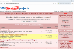 019 - 1001 Freelance Projects