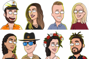 Портреты Рик и Морти