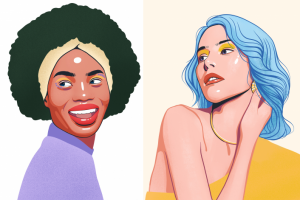 портрет поп-арт