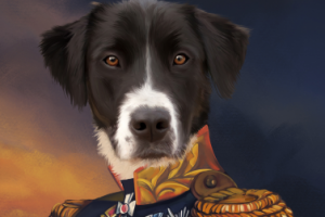 Портрет в стиле масляной живописи