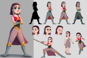 Персонаж воительница